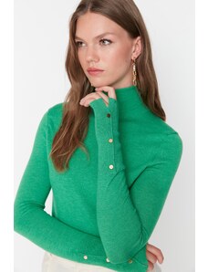 Trendyol Emerald Crop Premium preja / posebna preja Osnovni pulover za pletenine