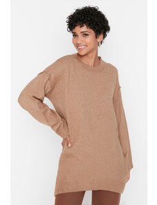 Trendyol pulover - Bež - Regular fit