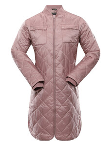 Women's quilted coat nax NAX LOZERA pale mauve
