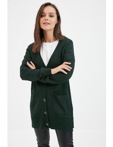 Ženski pulover Trendyol TCTAW22TH0005/Temno zelena