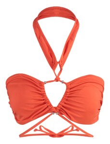 Trendyol Orange Strapless tunel Bikini Top