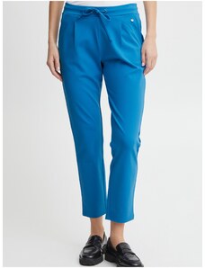 Blue Women's Shortened Trousers Fransa - Ladies