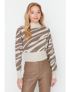 Ženski pulover Trendyol Zebra Patterned
