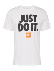 Nike Sportswear Majica oranžna / črna / bela
