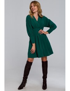 Makover Ženska mini obleka Vinever K087 zelena XL