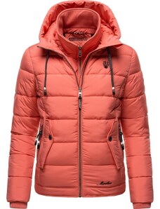 MARIKOO Zimska jakna 'Taisaa' korala / črna / bela