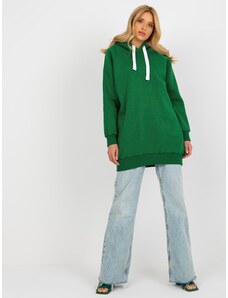 Fashionhunters Women's Long Sweatshirt - Green