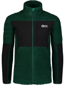 Nordblanc Zelena moška sherpa jakna iz flisa GLEAMY