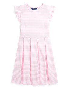 Polo Ralph Lauren Obleka svetlo roza / bela
