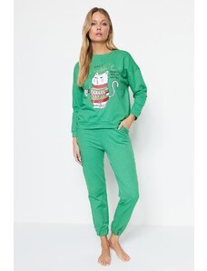 Ženska pižama komplet Trendyol Christmas