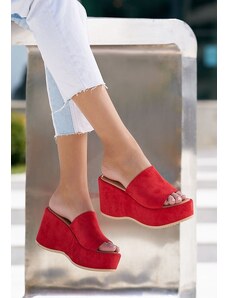 Zapatos Ženski natikači Belona Rdeča