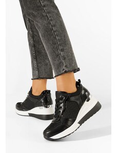 Zapatos Superge s platformo črna Liouba