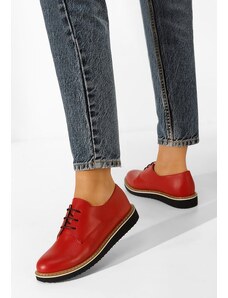 Zapatos Oxford čevlji Casilas Rdeča