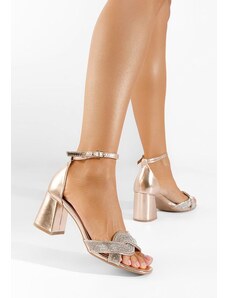 Zapatos Ženski sandali Sanita Champagne
