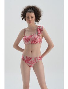 Dagi Fuchsia - sivi vrh bikinija z eno ramo