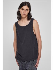 Urban Classics Heavy Oversized Black Acid Washing Tank