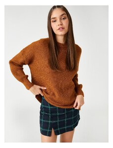 Koton pleteni pulover posadka vratu dolg rokav