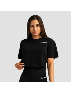 Ženska majica Limitless Cropped Black - GymBeam