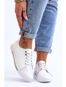 Kesi Women's Leather Sneakers White Renes