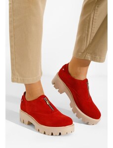 Zapatos Ženski nizki čevelj Brindisi V2 Rdeča