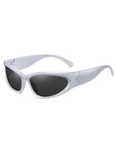 VeyRey Sončna očala Telos Steampunk Črna stekla bela Universal