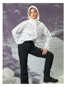 Koton Şahika Ercümen X - Mehki teksturirani pulover za stoječe ovratnike
