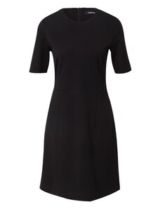 TAIFUN Oprijeta obleka črna