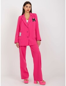 Fashionhunters Dark pink leisure jacket