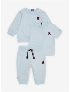Set of boys' T-shirt and sweatpants in light blue Tommy Hilfiger - Boys