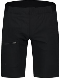 Nordblanc Črne moške lahke outdoor kratke hlače WAIST
