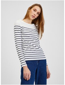 Orsay Black & White Women Striped T-Shirt - Women