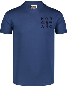 Nordblanc Modra moška majica iz organskega bombaža COMPANY