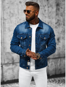 Moška jeans jakna modra OZONEE NB/MJ514BS