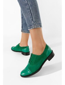 Zapatos Oxford čevlji Zelena Genave