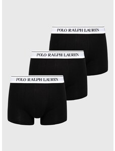Boksarice Polo Ralph Lauren moško, črna barva