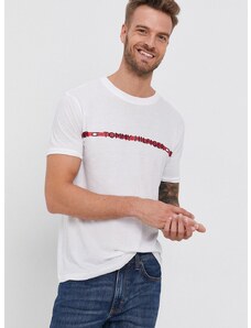 T-shirt Tommy Hilfiger moški, bela barva
