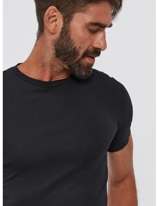 Kratka majica Polo Ralph Lauren moški, črna barva