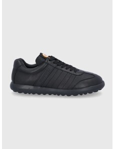 Usnjeni čevlji Camper Pelotas XLF črna barva