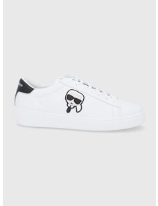 Usnjeni čevlji Karl Lagerfeld Kupsole Iii