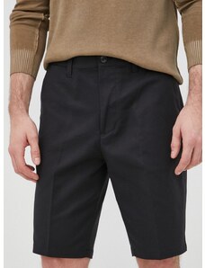 Kratke hlače Emporio Armani moški, črna barva