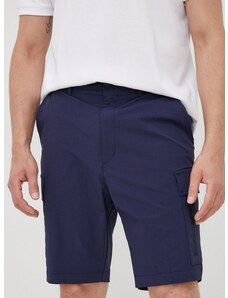 Kratke hlače HUGO moške, mornarsko modra barva