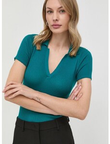 Kratka majica MAX&Co. ženski, zelena barva