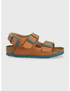 Otroški sandali Birkenstock rjava barva