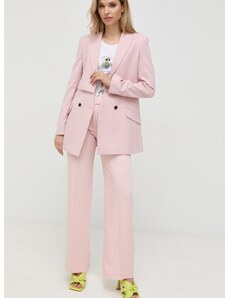 Suknjič Karl Lagerfeld roza barva