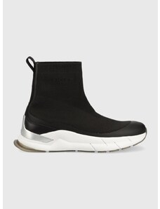Superge Calvin Klein Sock Boot črna barva