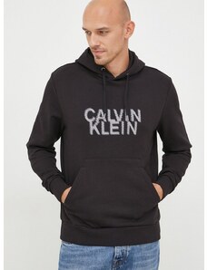 Bluza Calvin Klein moška, črna barva,