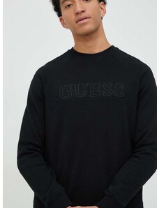 Pulover Guess moška, črna barva