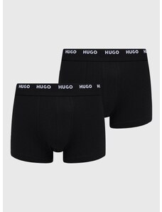 Boksarice HUGO 5-pack moški, črna barva
