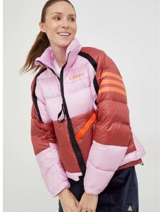 Puhasta športna jakna adidas TERREX Utilitas roza barva