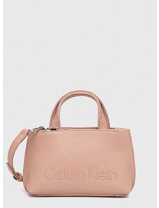 torbica Calvin Klein roza barva
